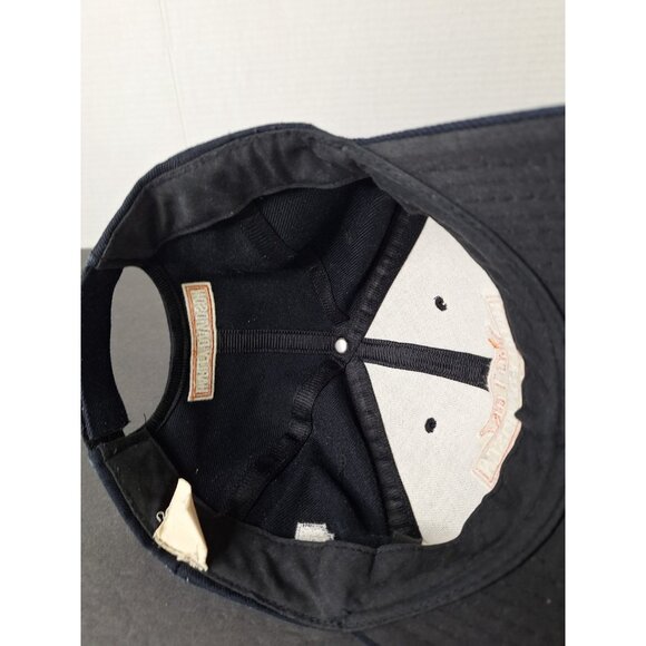 Harley-Davidson Hat Cap Strap Back Blue Embroidered Bar & Shield Biker Mens - Picture 10 of 10